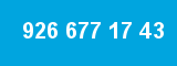 926 677 17 43 926 677 17 43